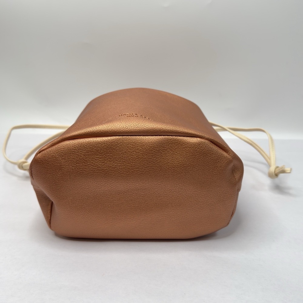 Bath Body Bath metallic penny copper color with Tan Drawstring Bag - Picture 5 of 16